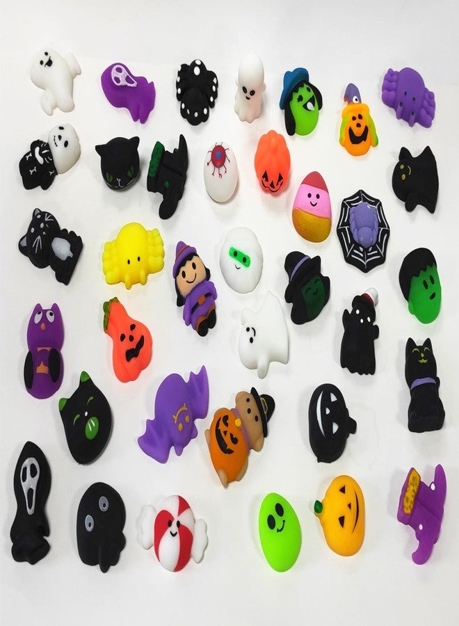 Ganjiang 36 Pack Halloween Mochi Squishy,Halloween Party Favors,Classroom prizes,Goody Bag Stuffers,Basket Filler - Image 3